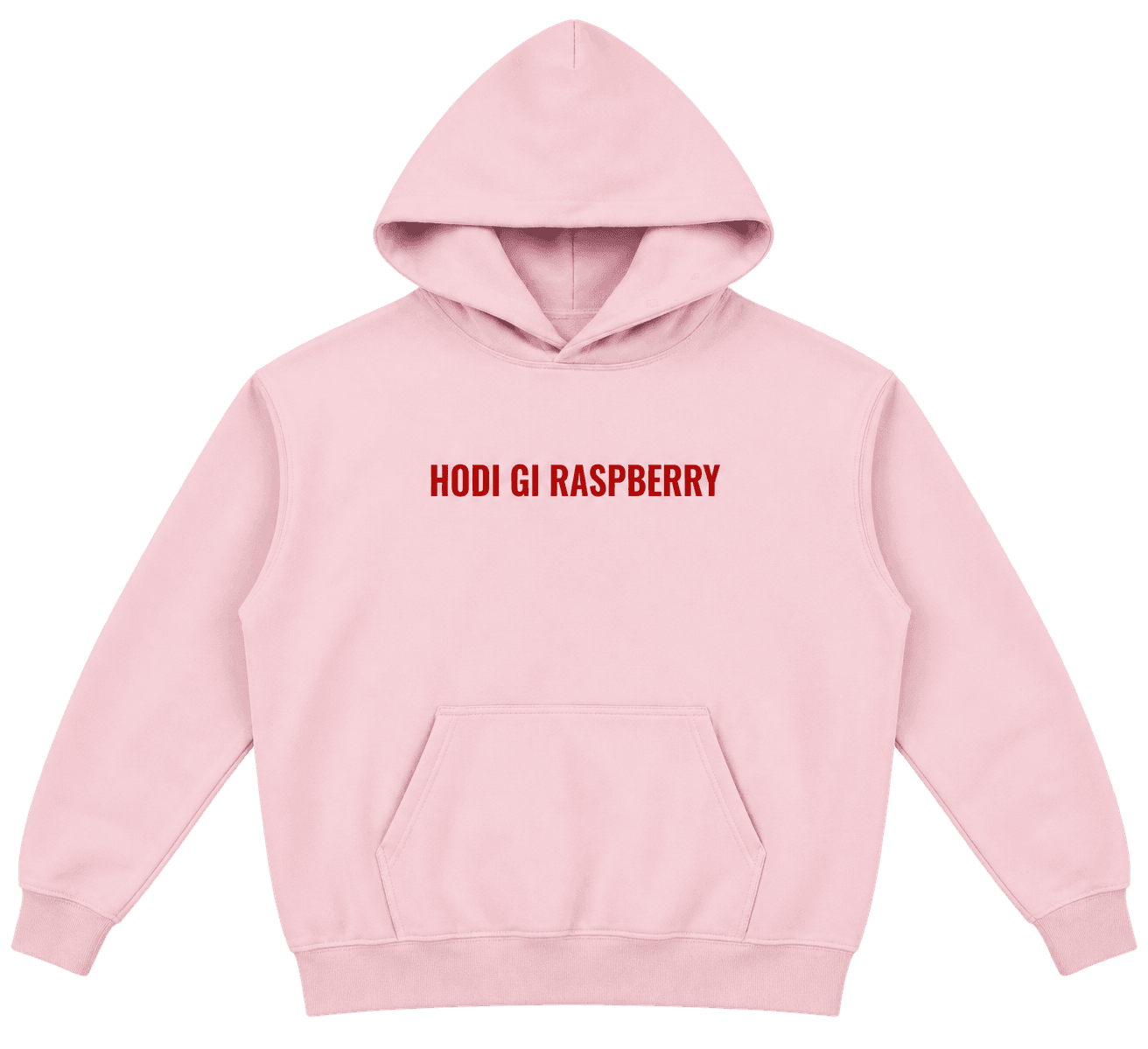 Raspberry Hoodie in Blush
